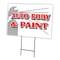 Signmission Auto Body & Paint Yard Sign & Stake outdoor plastic coroplast window, C-1216 Auto Body & Paint C-1216 Auto Body & Paint - alternate 1
